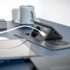 a charging station with a cord